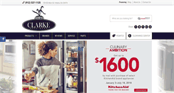 Desktop Screenshot of clarkeappliance.com